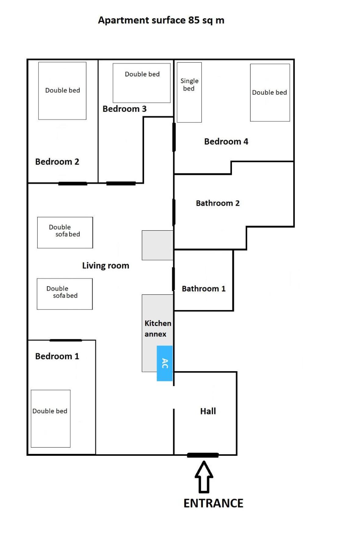 Appartement Quiet Loft Michalowskiego Street Krakau